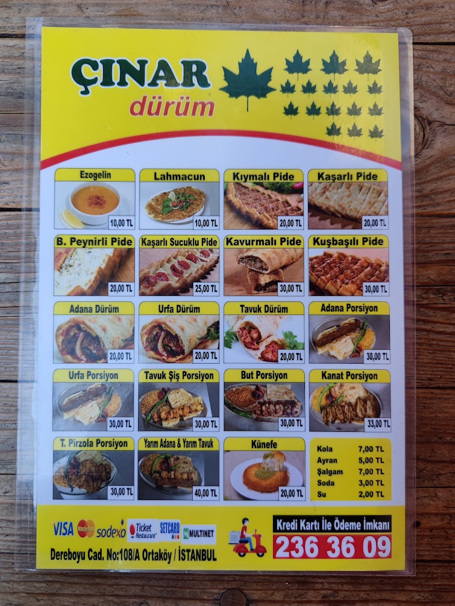 Menu Cınar Durum-3